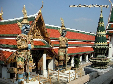 Two guards located at the Royal Grand Palace