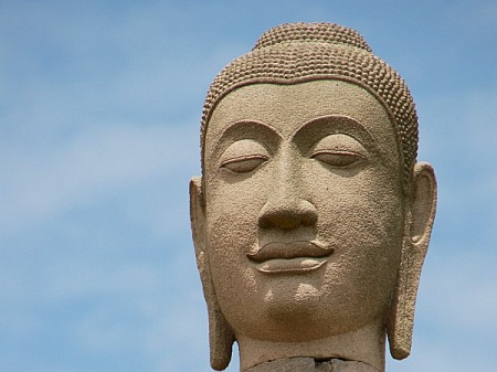 Thai Buddha Head.