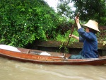 On the way to the floating market